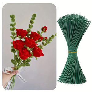 280 Piezas de Alambre Floral de 2 mm y 30 cm, Alambre Decorativo para Arreglos Florales, Alambre Recubierto para Tallos, para el Hogar o Manualidades, Accesorios Creativos para Floristas - Product Image 5