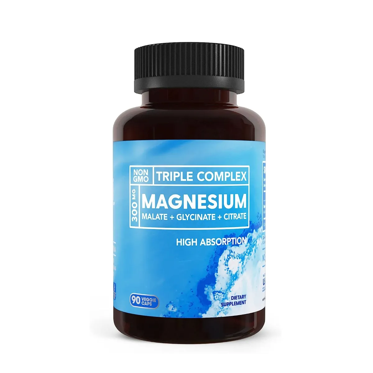 Service OEM de marque privée Fabricant de suppléments de magnésium Capsules de magnésium 100% Os purifié chélaté Soutien du muscle cardiaque