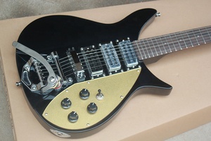 Chitarra Elettrica Nera Flyoung Factory a 6 Corde, Lunghezza Scala 527mm - Product Image 2