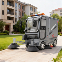 Barredora Automática CleanHorse M10 de 2500 mm, Barredora de Pisos Automática con Batería y Control de Polvo por Aspiración