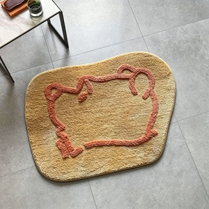 <span class=keywords><strong>Tapis</strong></span> personnalisé en forme d'ours en peluche, doux et moelleux, <span class=keywords><strong>tapis</strong></span> de sol antidérapant pour chambre d'enfant, décoration de la maison - Product Image 4