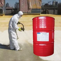 Revêtement en mousse de polyuréthane à cellules fermées haute densité, liquide polyuréthane bicomposant pour barrière acoustique et maintien thermique