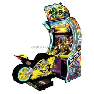 Machine de jeu d'arcade de course de moto amusante avec écran LCD HD de 47 pouces, fonctionnant à 3 pièces, Super Bike - Product Image 3