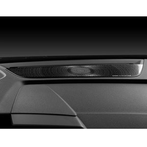 Parti interne automobilistiche in acciaio inossidabile OEM per 2021 <span class=keywords><strong>Audi</strong></span> <span class=keywords><strong>A3</strong></span> pannello frontale copertura altoparlante centrale paillettes Decorative - Product Image 2