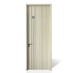 Puertas Interiores Modernas de Madera Maciza y Tablero de Melamina con Aislamiento Acústico para Hoteles y Villas - Product Image 1
