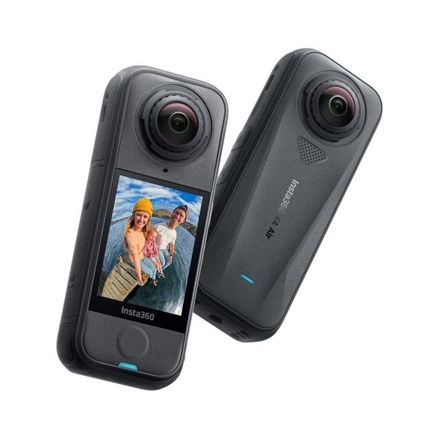 Insta360 X4 Air Dual Screen MicroSD Waterproof FlowState 4K Removable Guards Single Lens Action Camera for Adventurers