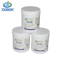 Pâte conductrice thermique remplie électronique et électrique 4.0W LED résistant aux hautes températures sans pâte de dissipation thermique de durcissement