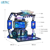 Machine de jeu d'arcade commerciale à capteur de mouvement pour jeux de danse et de combat sportifs, à monnayeur, pour FEC