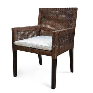 Handmade Rattan Wicker <b>Dining</b> <b>Chair</b>, featuring solid wood craftsmanship, adjustable comfort, and a vintage antique look - Product Image 3