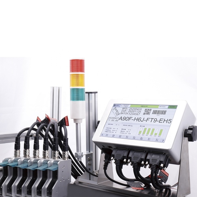 Online Industrial Automatic Egg Inkjet Printer Logo Date Coding Machine for Egg