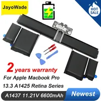 Usine 11.21V 6600mAh 74WH A1437 Batterie D'ordinateur Portable pour Apple MacBook Pro 13 "Retina A1425 Fin 2012 Début 2013 A1437 Ordinateur Portable