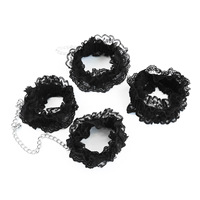 5 pièces libération formation Sm produits dentelle menottes cheville culotte mamelon autocollant jeux de sexe femme Bondage contraintes Bsdm ensemble