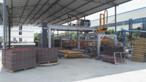 المتشابكة حجارة الرصف كبح ماكينة تصنيع الطوب من كتلة clamper كتلة مكدس الطوب التكعيب آلة نظام في نيجيريا - Product Image 6