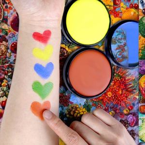 สีเพ้นท์หน้าแบบล้างออกได้ 20 กรัม สำหรับเด็ก สีสดชัด คุณภาพระดับมืออาชีพ ปรับแต่งได้ - Product Image 1