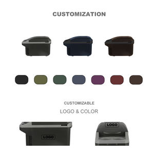 Usine OEM gris noir couleur voiture de luxe 12 volts maison 100V <span class=keywords><strong>220V</strong></span> <span class=keywords><strong>adaptateur</strong></span> 8L Mini glacière électrique Mini réfrigérateurs - Product Image 6