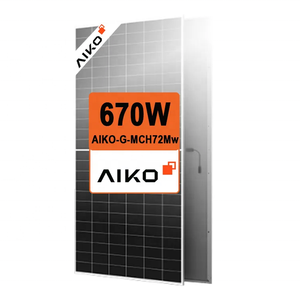 Panneaux solaires AIKO COMET 2U haute efficacité 645W-660W, type N, mono-verre, pour une utilisation sur toute la maison - Product Image 4