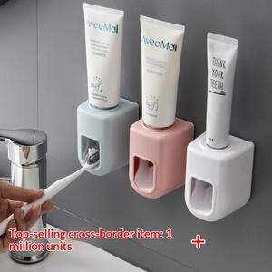 Distributeur automatique de dentifrice mains libres, presse-dentifrice mural, support de dentifrice pour salle de bain - Product Image 4