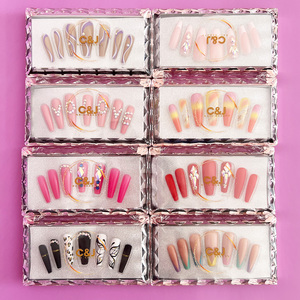 200 Stück Acryl-Nagelspitzen – Extra Lang, Klare C-Kurve | Für Künstliche Nägel & DIY
