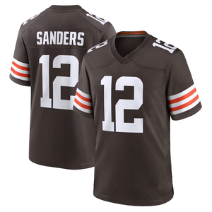 Nuevo al por Mayor de Primera Calidad 12 #   Camiseta de Fútbol Americano Cosida de Shedeur Sanders Cleveland - Product Image 2