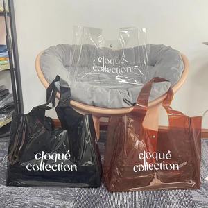 Custom Logo Neon <strong>Fuchsia</strong> PVC Transparent <strong>Bag</strong> Travel Beach Shopping <strong>Bag</strong> Fashion Clear Candy Colors <strong>Bag</strong> - Product Image 5
