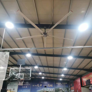 Ventilateur industriel de grande taille à faible consommation d'énergie, à fixation au plafond, avec différentes puissances de faisceau lumineux, disponible en 3m, 5m et 7,3m - Product Image 2