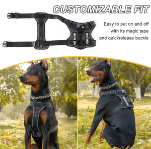 X21フレンドリーな中型犬用ハーネス豪華なスポーツスタイルゴールデンレトリバー/ラブラドールナイロン環境に優しい暴動ベストチェスト - Product Image 5