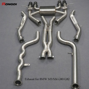Valvetronic Exhaust Catback Performance Single Mid Pipe 304 Stainless Steel for Bmw G8x G80 G82 M3 M4 Exhaust - Product Image 6