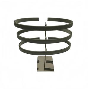 Support d'exposition de ceintures de luxe à 3 niveaux en acier inoxydable, style classique, pour présentoirs et étagères, usage intérieur - Product Image 2