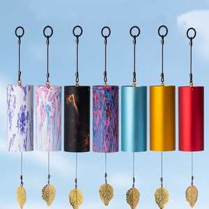 Carillon à vent rétro en métal, style japonais, pour yoga, méditation, ornement suspendu, instrument de guérison sonore - Product Image 2