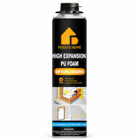 Mousse de polyuréthane 750 ml en aérosol, mastic expansif pour isolation des espaces entre fenêtres, portes et murs