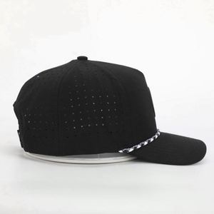 Gorra de 5 Paneles Personalizada de Alta Calidad, con Diseño de Dibujos Animados, Ecológica, de Goma, con Orificios Cortados con Láser, Visera de Cuerda, Unisex, Ajustable, para las Cuatro Estaciones - Product Image 4