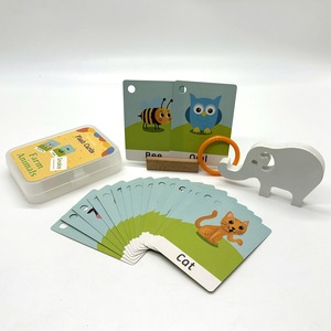 การ์ดภาษาอังกฤษที่ได้รับการรับรองมาตรฐาน FSC EN71 สำหรับเด็กก่อนวัยเรียนเพื่อพัฒนาการเรียนรู้และ<span class=keywords><strong>คำ</strong></span><span class=keywords><strong>ศัพท์</strong></span> ทำจากวัสดุกระดาษ - Product Image 3