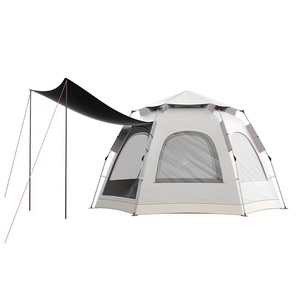 Lều 5-8 Người Sang Trọng Gấp Gọn Tự Động Ngoài Trời Lều Bãi Biển Di Động Tức Thì Dày Dặn Hình Lục Giác Chống Mưa - Product Image 2