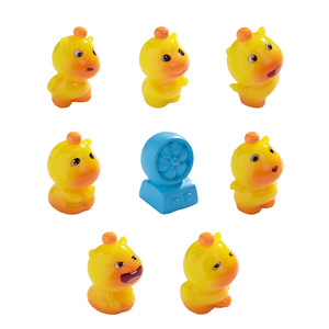 Mini ornements en forme de canard mignon, décorations de bureau en résine, ensemble de plusieurs pièces pour salon, cadeau d'anniversaire - Product Image 1