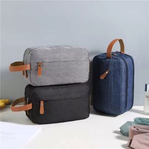High Quality <b>Make</b> <b>up</b> Bag Oxford Canvas Travel Toiletry Bag Organizer Waterproof Women Wash <b>Pouch</b> Handbag Cosmetic Case - Product Image 5