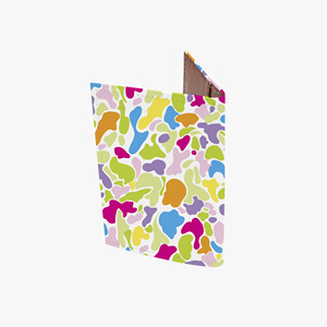 Funda de <span class=keywords><strong>Pasaporte</strong></span> Personalizada con Logotipo para Mujer, Diseño Preppy con Estampado de Camuflaje Morado, Linda Funda de <span class=keywords><strong>Pasaporte</strong></span> de Cuero PU para Chicas, Cartera Delgada para Viajes - Product Image 5