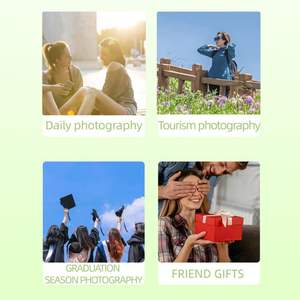 Ausek Cámara de estudiante barata Cámara de video digital multifunción 1080p Recorer compacto Zoom digital 8X - Product Image 6