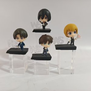 Set di 4 Statuette in Stile <span class=keywords><strong>Chibi</strong></span> Personalizzate OEM, Nuovo Modello di Ornamento in PVC per Regali ai Fan, Set di Giocattoli in Stile <span class=keywords><strong>Chibi</strong></span> - Product Image 2