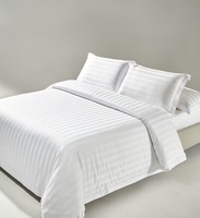 Couverture de lit d'hôtel en tissu 300T Sateen 100% coton drap de lit d'hôtel 100-150cm par rouleau