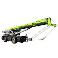 Grue tout-terrain ZOOMLION ZRT400V432 de 40 tonnes, 129 kW, avec flèche télescopique de 33 m pour levage en construction