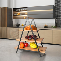 Support à gâteau rustique en bois et supports de présentation pour gâteau et cupcakes, ensemble combiné