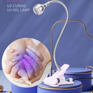 <strong>UV</strong> Glue <strong>Curing</strong> <strong>Lamp</strong> with Clip Simple and Convenient Mini Nail <strong>Lamp</strong> <strong>Uv</strong> Led <strong>Portable</strong> Usb - Product Image 4