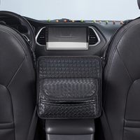 Sac de rangement pliable en cuir pour siège de voiture, organisateur de voiture lavable à grande capacité, accessoires universels pour voiture