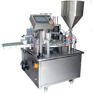 DOVOLL FMQ-D Automatic Juice Filling and Sealing Machine in Cup Production Line