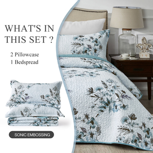 New Arrival 3 Pieces King Quilt Cover Sets Luxury <strong>White</strong> <strong>Bedspread</strong> Sets Bedroom <strong>Bedspread</strong> Soft - Product Image 2