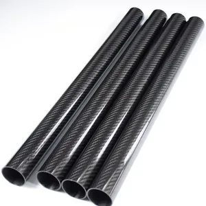 高品质40毫米50毫米60毫米70毫米80毫米碳纤维管2米长