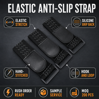 Sangle à boucle élastique réglable multi-usages résistante à la chaleur, avec poignée antidérapante en nylon et boucle métallique pour câble de batterie de drone et de sport