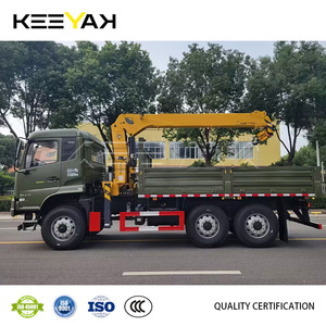 Camión <span class=keywords><strong>de</strong></span> Carga Pesada DONGFENG 6x6 con Grúa Telescópica <span class=keywords><strong>de</strong></span> 260HP y Pluma Telescópica con Capacidad <span class=keywords><strong>de</strong></span> 20 Toneladas, Personalizable <span class=keywords><strong>de</strong></span> Fábrica - Product Image 3