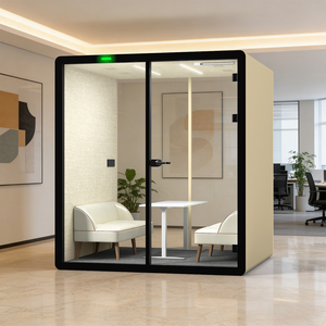 Cabina Telefónica Insonorizada Móvil, Cabina de Trabajo Privada con Aislamiento Acústico, Cabina de Oficina Insonorizada Desmontable - Product Image 2
