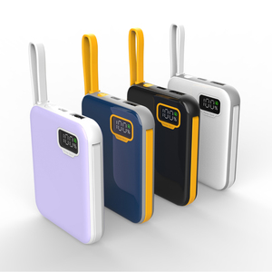 Banco de Energía Portátil Mini de Bolsillo con Carga Rápida PD22.5W, Salida Tipo-C, 5000mAh, Cable Integrado y Pantalla Digital - Product Image 1